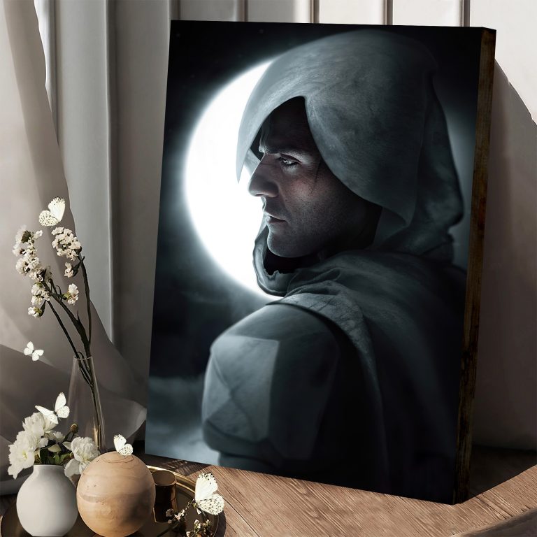 Oscar Isaac as Moon Knight Canvas Poster