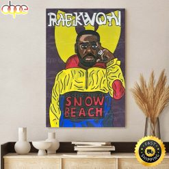 Raekwon Wu-tang Member Snow Beach Canvas Poster