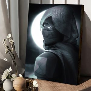 Oscar Isaac Marvel's Moon Knight Canvas Poster
