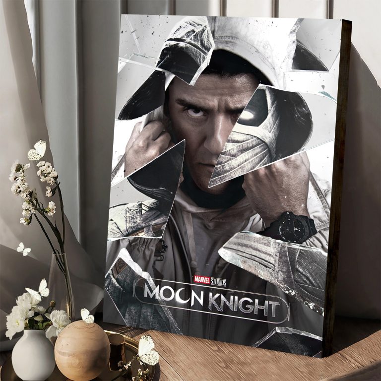 Moon Knight X Split Fan Art Canvas Poster