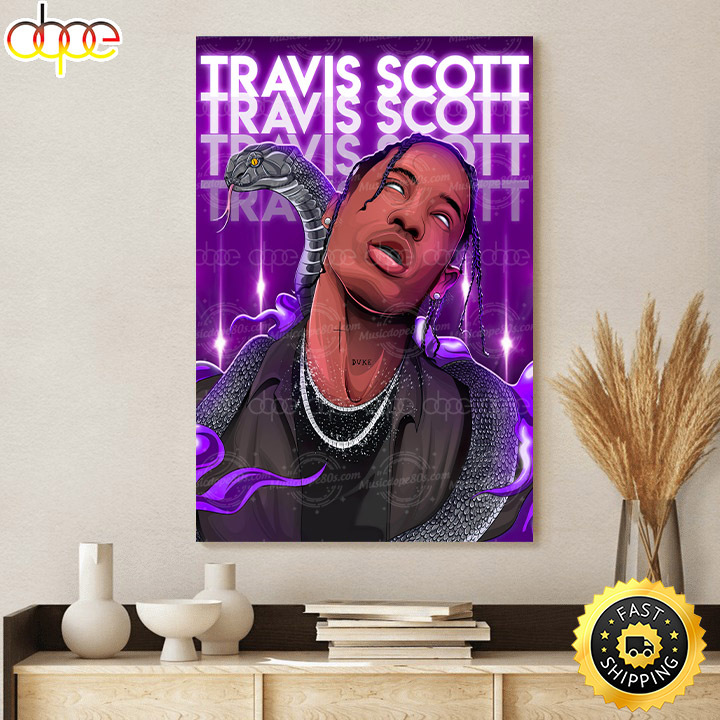 Travis Scott 2022 Pop Art Poster Canvas