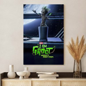 Groot’s First Steps – I Am Groot Marvel Studio’s Canvas Poster
