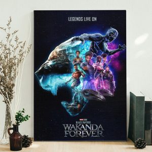 Black Panther 2 Wakanda Forever Legends Live On Canvas