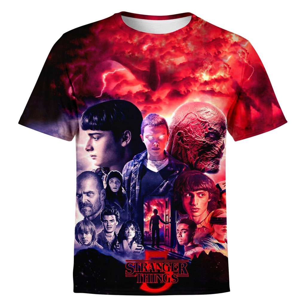 Stranger Things Final Season 2024 3D Shirt All Over Print T Shirt ...