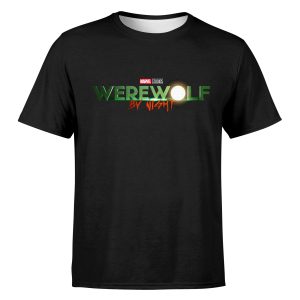 Werewolf By Night Marvel Studio's Official Logo Unisex T Shirt