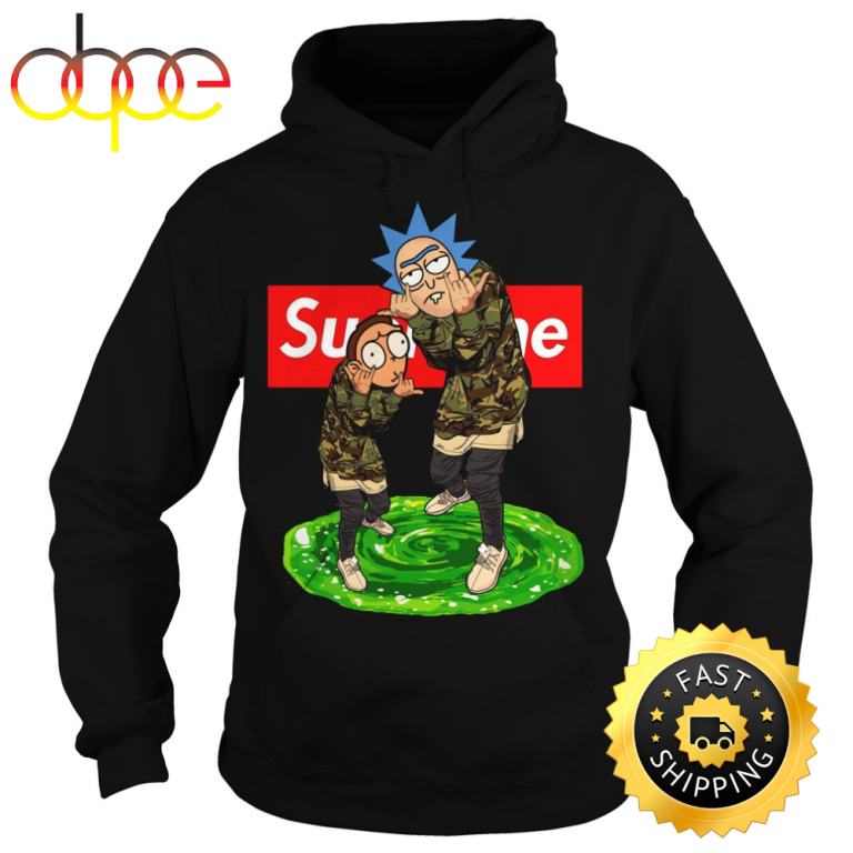 Official Supreme Rick And Morty Hoodie