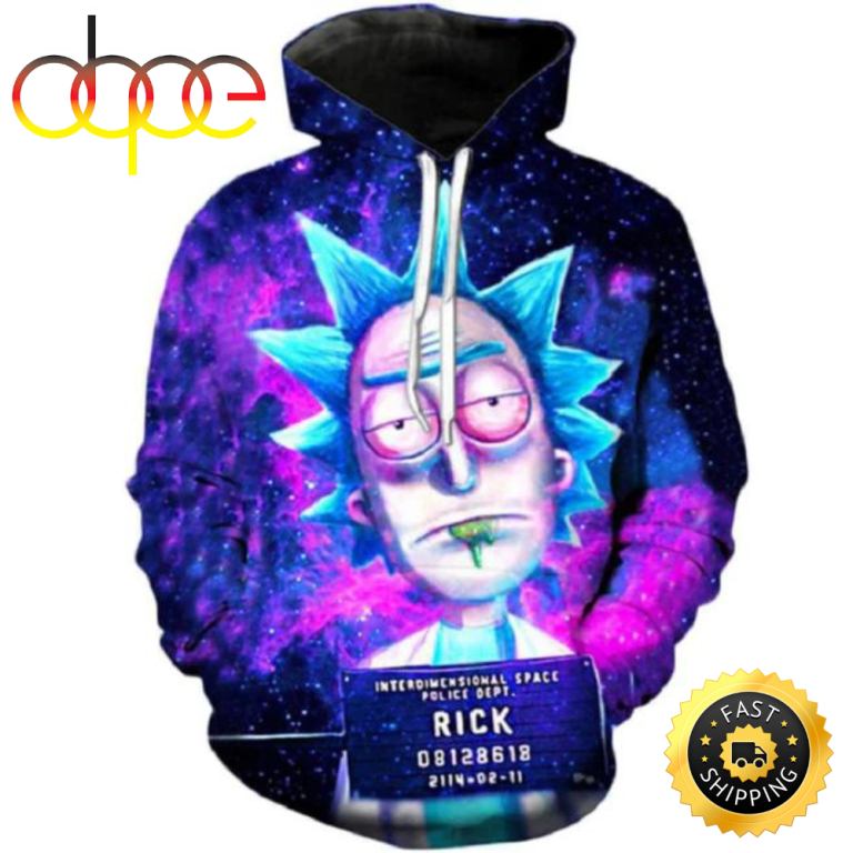 Rick and Morty Pullover Hoodie All Over Print