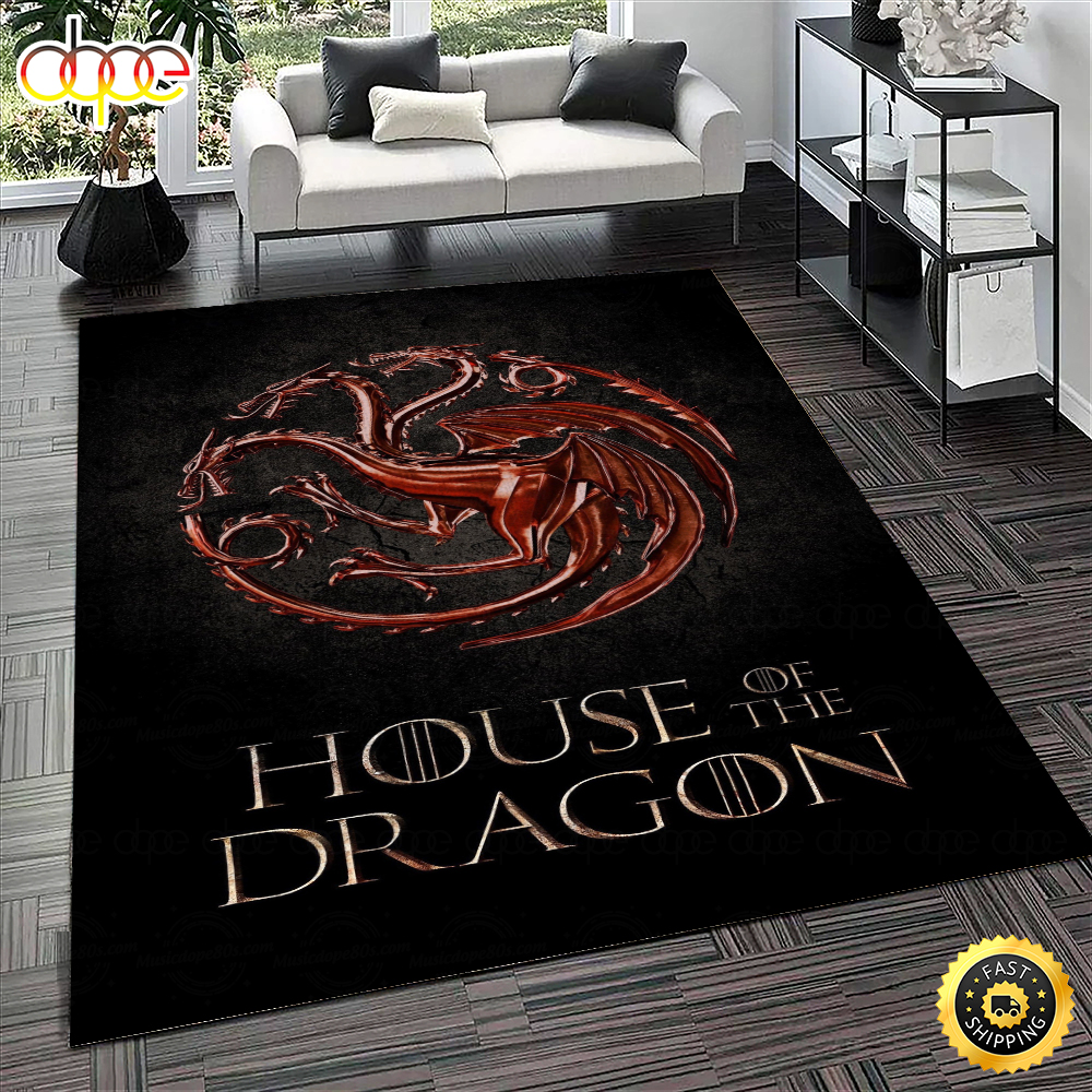 Game of Thrones House Of The Dragon Logo Rug