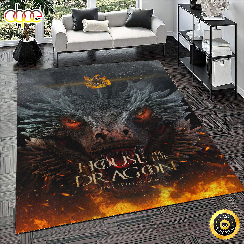 Game of Thrones House Of The Dragon Rug