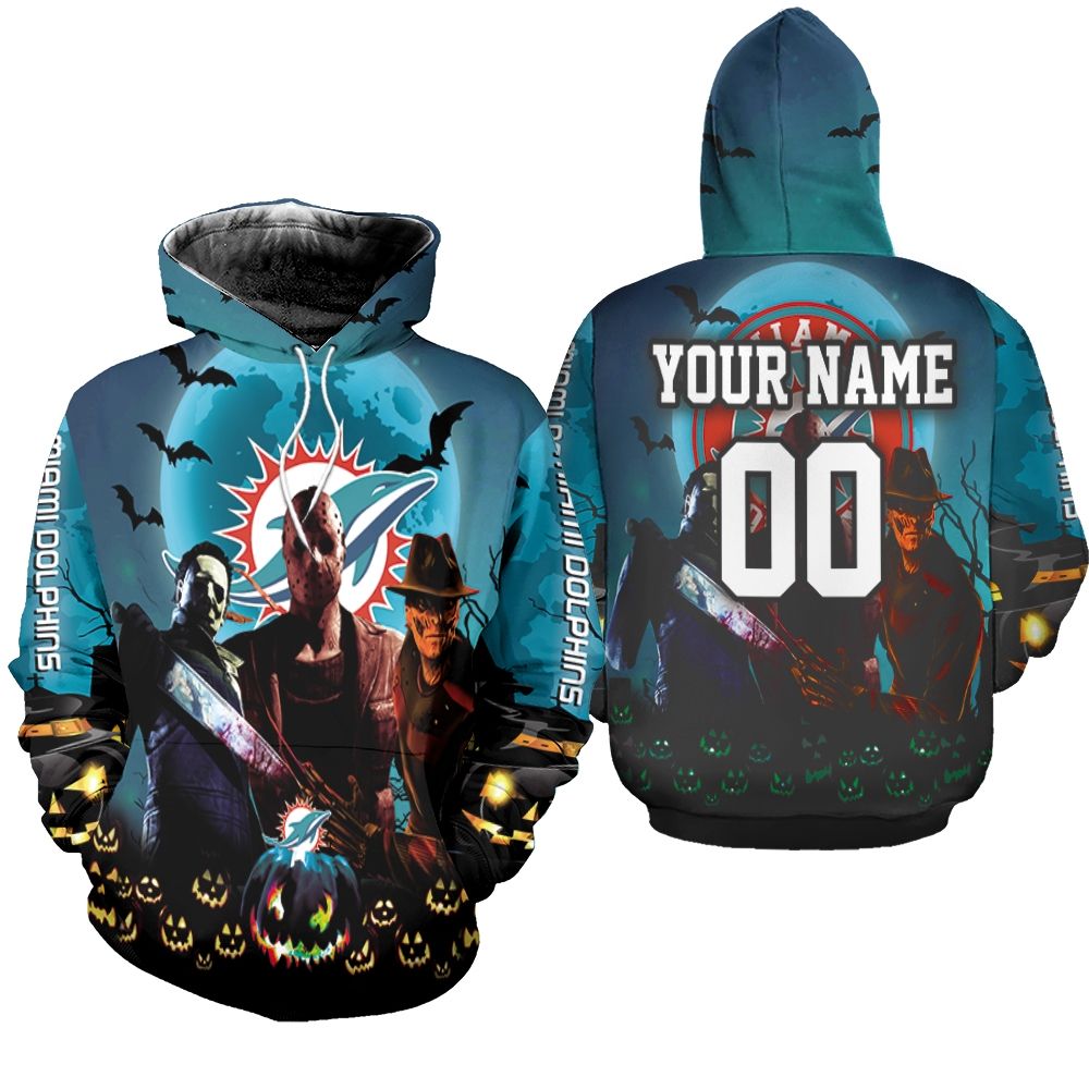 Halloween Dolphins 3d Personalized Hoodie