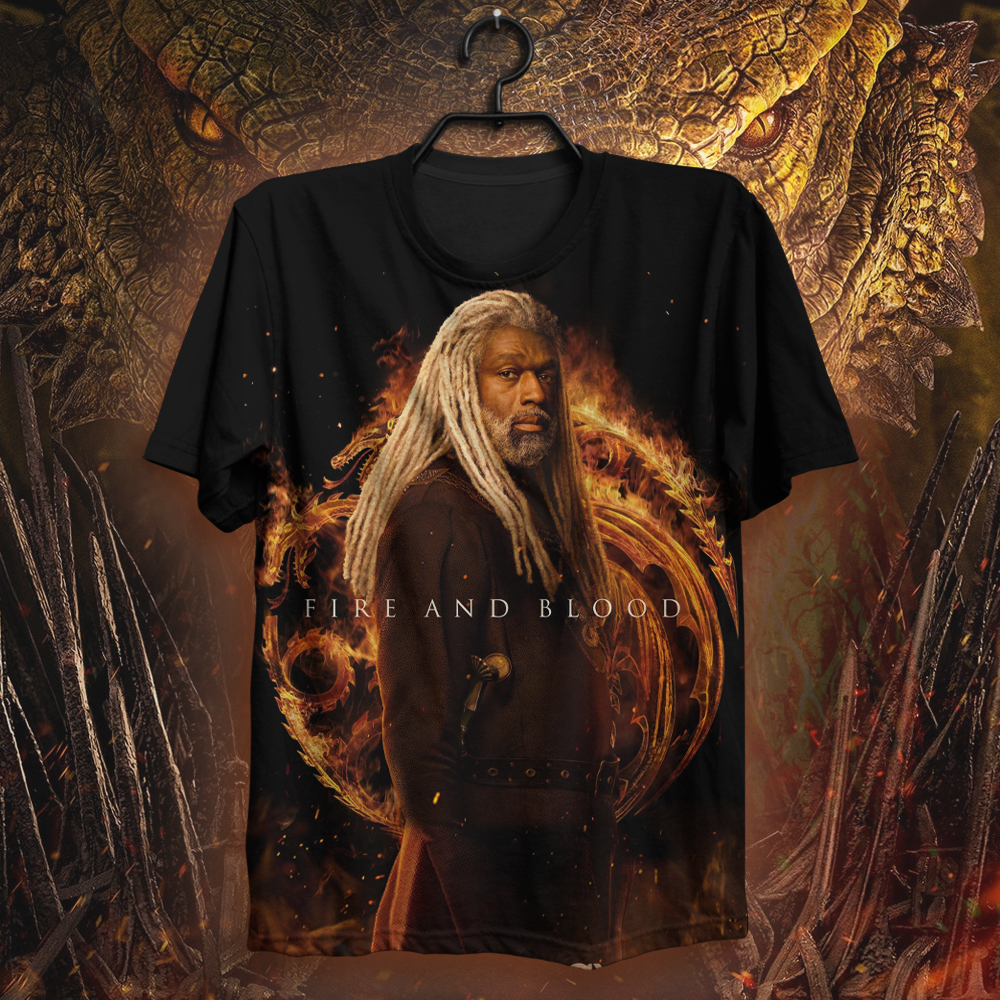 House Of The Dragon Characters Lord Corlys Velaryon 3D shirt All Over Print