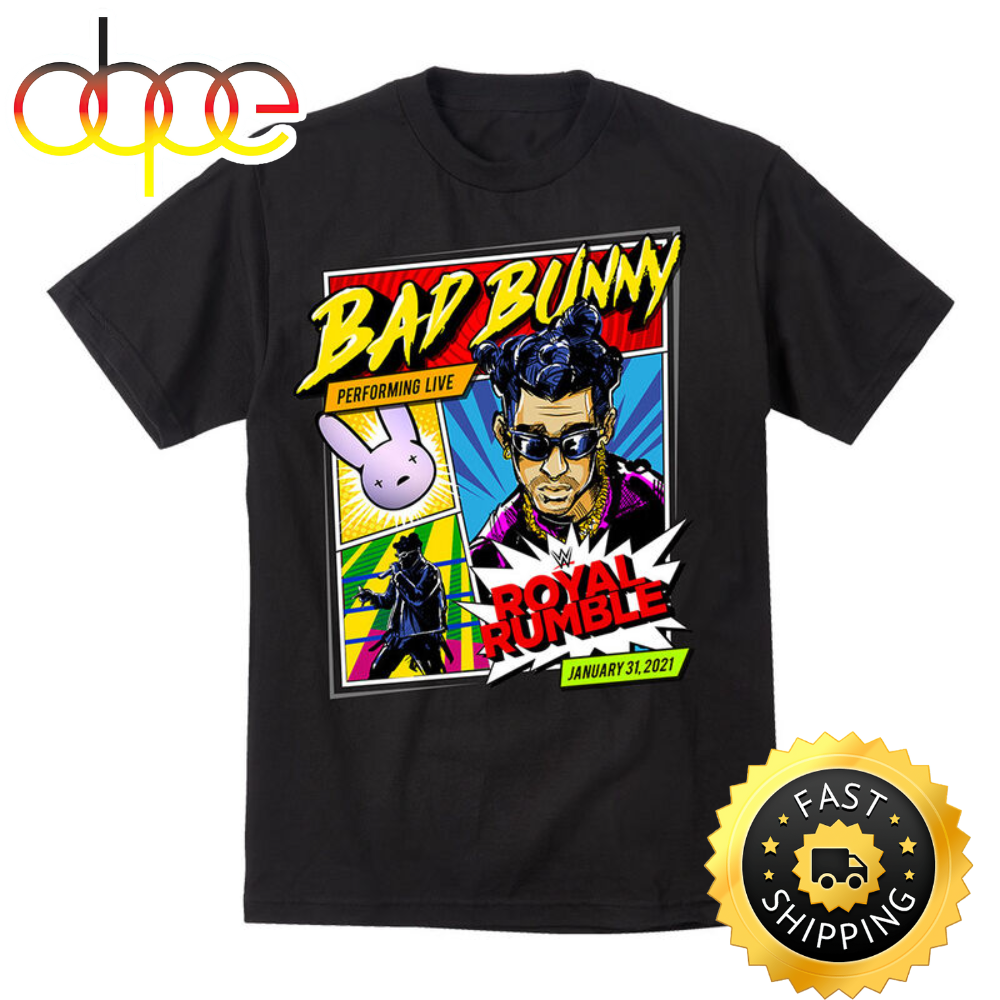 Bad Bunny Fuego Reggaeton Vintage Style T-Shirt