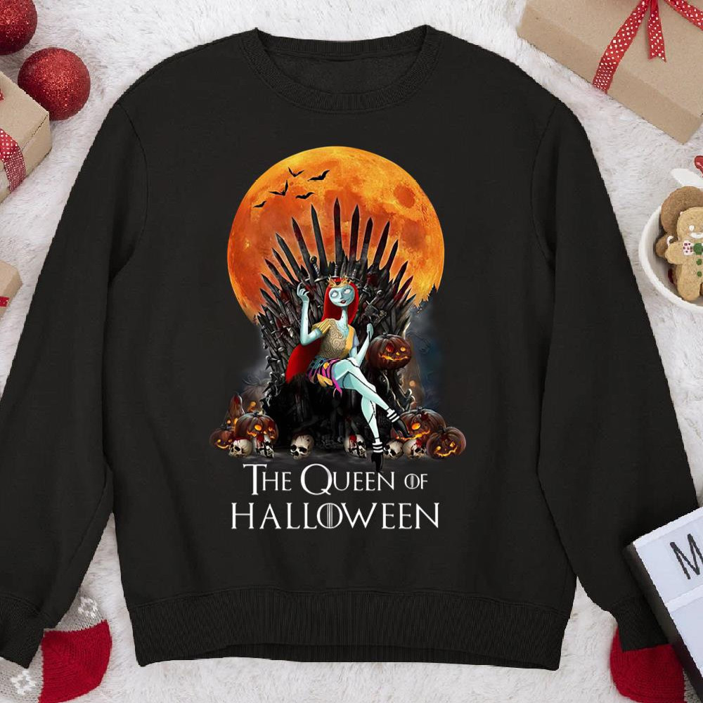 Nightmare Before Christmas Sally The Queen Of Halloween Sweatshirt
