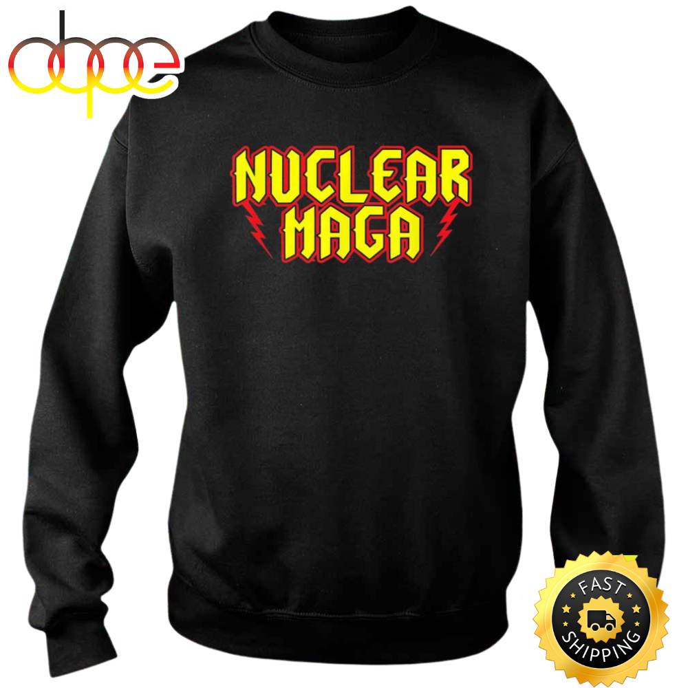 Nuclear maga as a band logo Sweatshirt