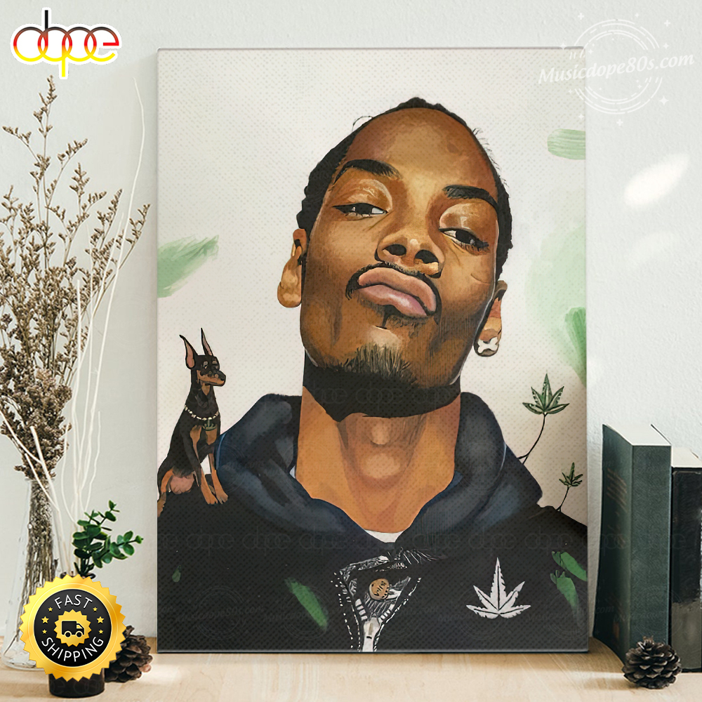 Snoop Dogg Martha Pattern Art Poster Canvas