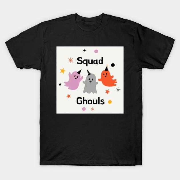 Squad Ghouls Purple and Orange Wicked Cute Halloween T-shirt
