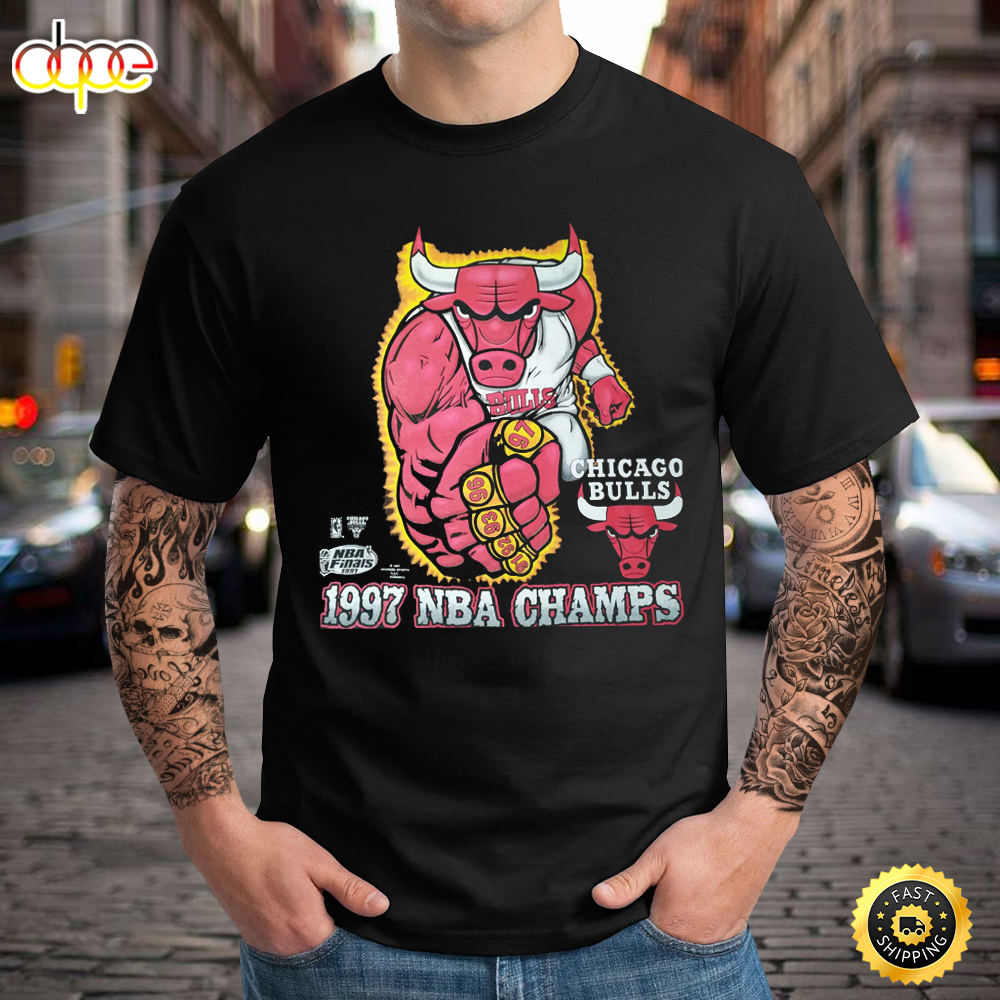 Chicago Bulls 1997 NBA Championship Tshirt