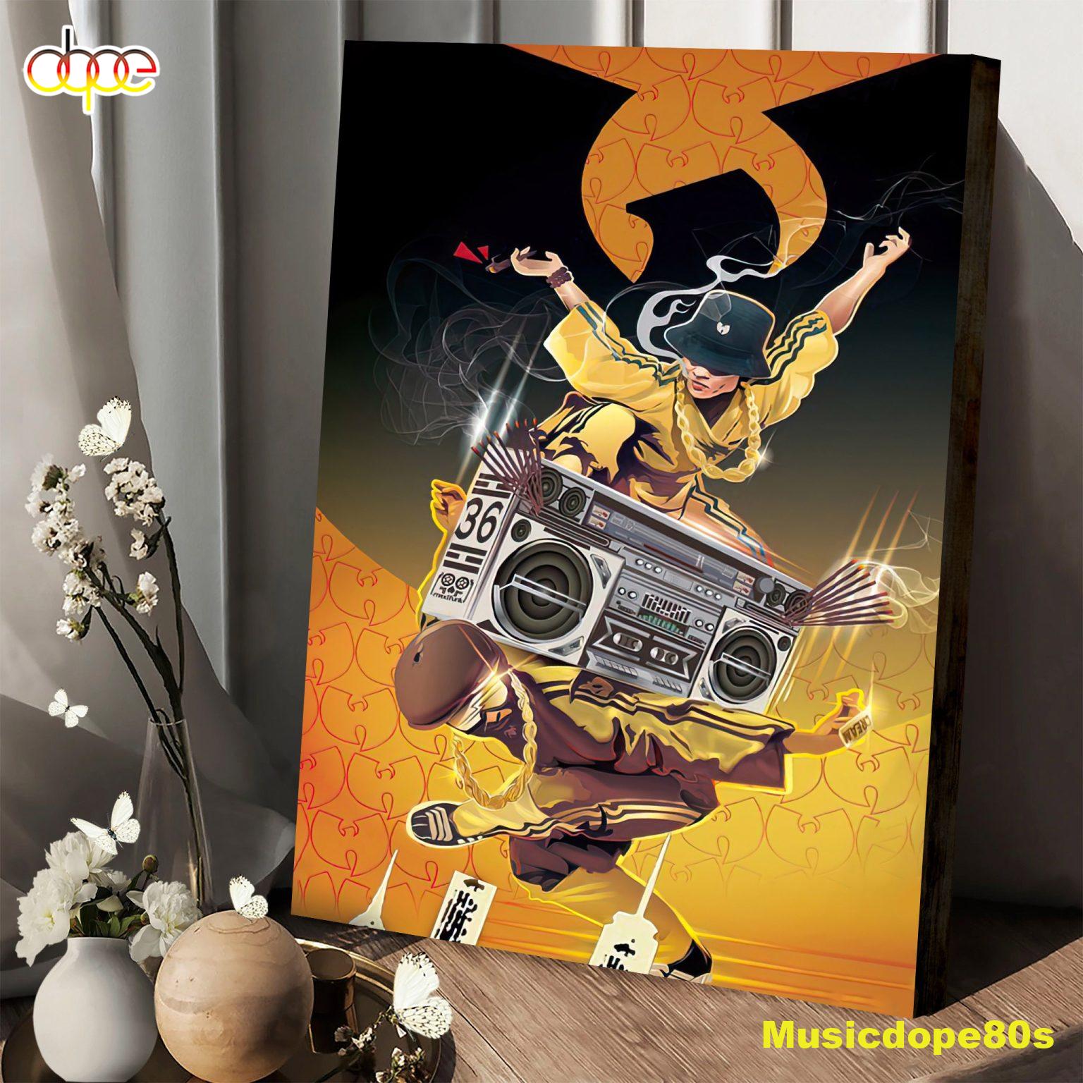 Wu-Tang Clan NY State of Mind Tour 2022 Toronto Canada Poster Canvas