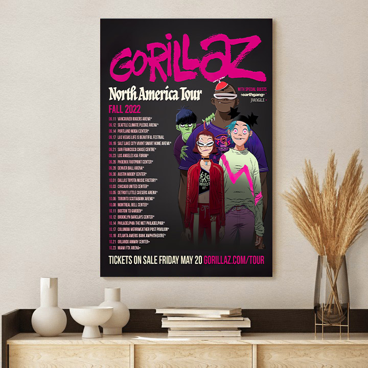 gorillaz world tour setlist