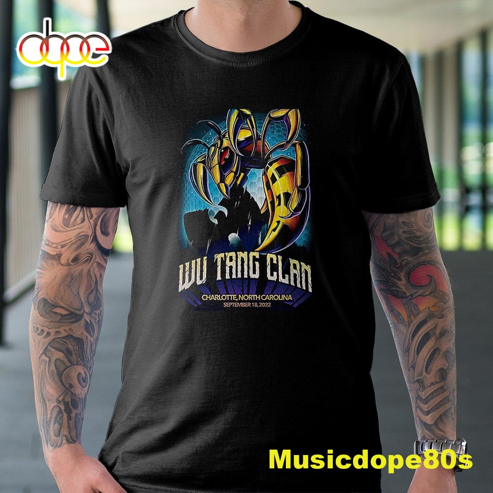 Wu-tang Killa Bees New York State Of Mind Tour 2022 Charlotte Unisex T-shirt