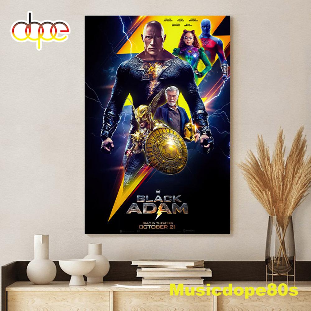 Based On The DC Comics Black Adam 2022 Canvas Poster