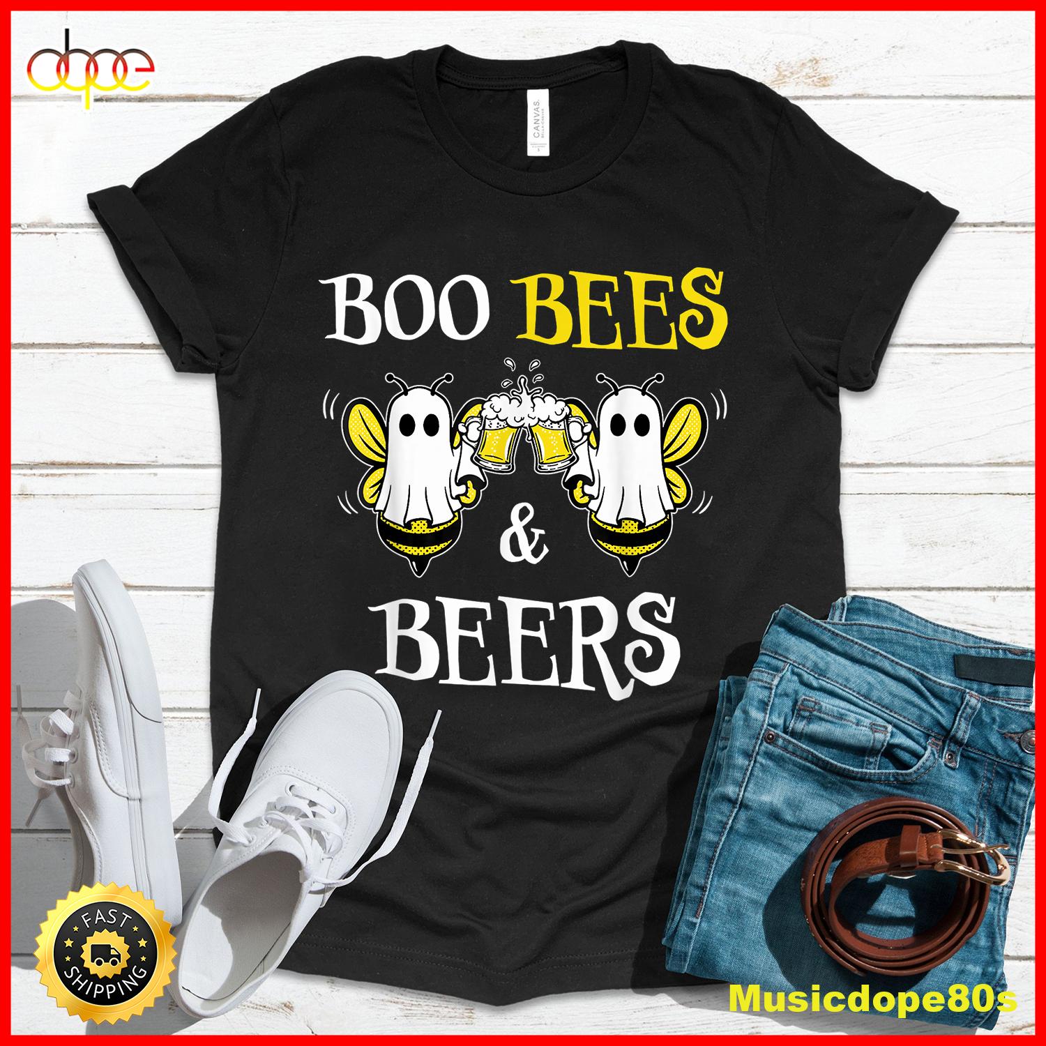 Boo Bees Beers Couples Halloween Costume T Shirt