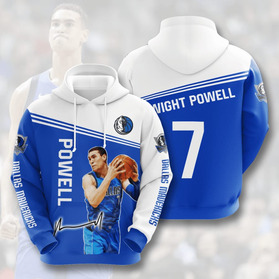 Denver Nuggets Dwight Powell 3D All Over Print Hoodie