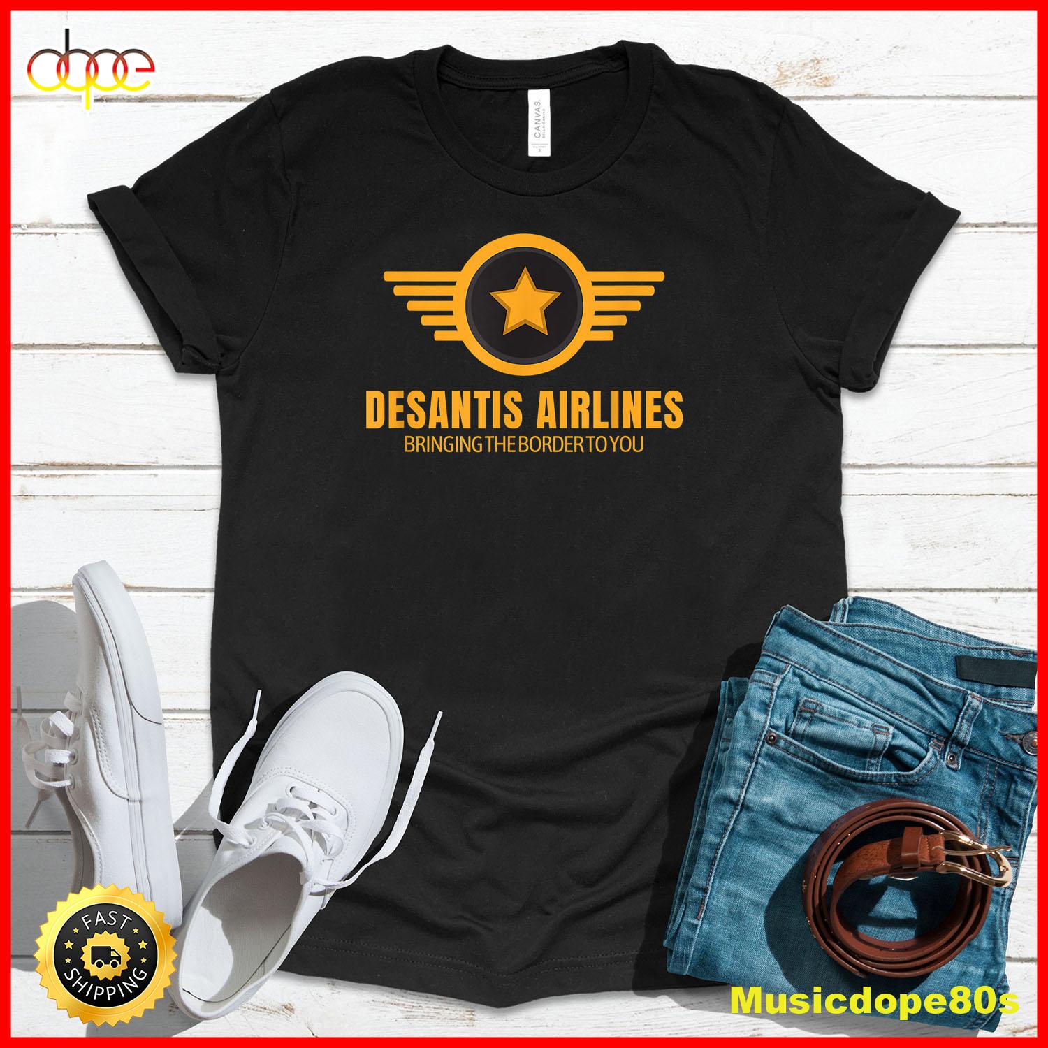 Desantis Airlines T Shirt 1