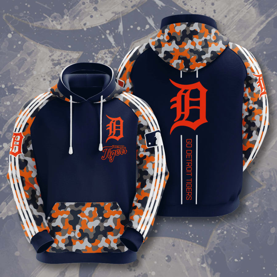 Detroit Tigers Men All Over Print Hoodie