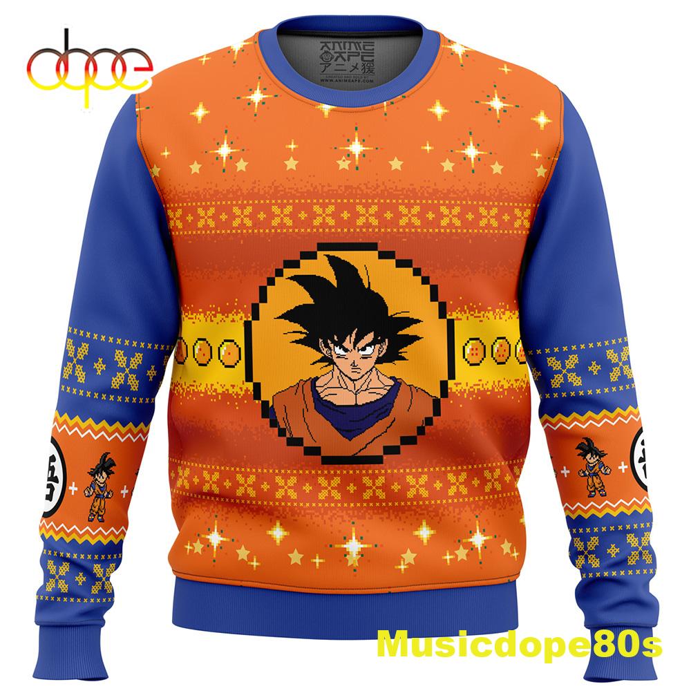 Dragon Ball Z Goku Christmas Ugly Christmas Sweater