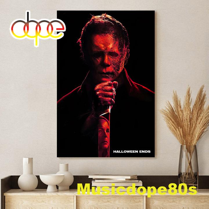 Halloween Ends Movies Michael Myers Halloween 2022 Poster Canvas