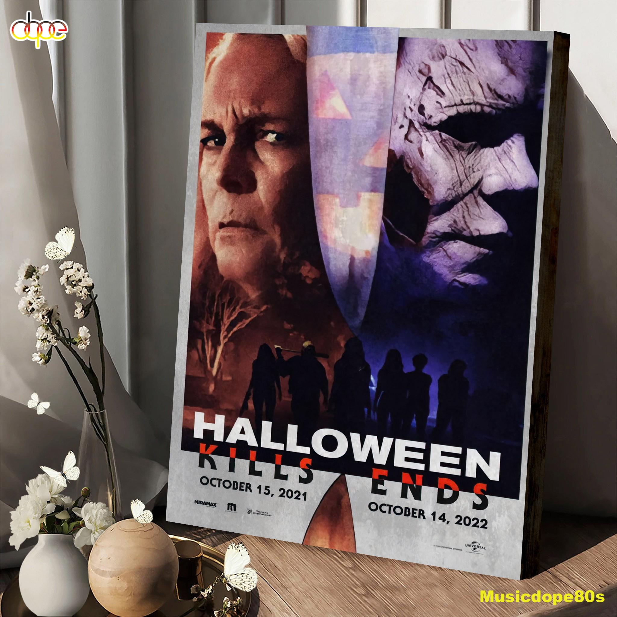 Halloween Kills 2021 And Halloween Ends 2022 Movie Poster