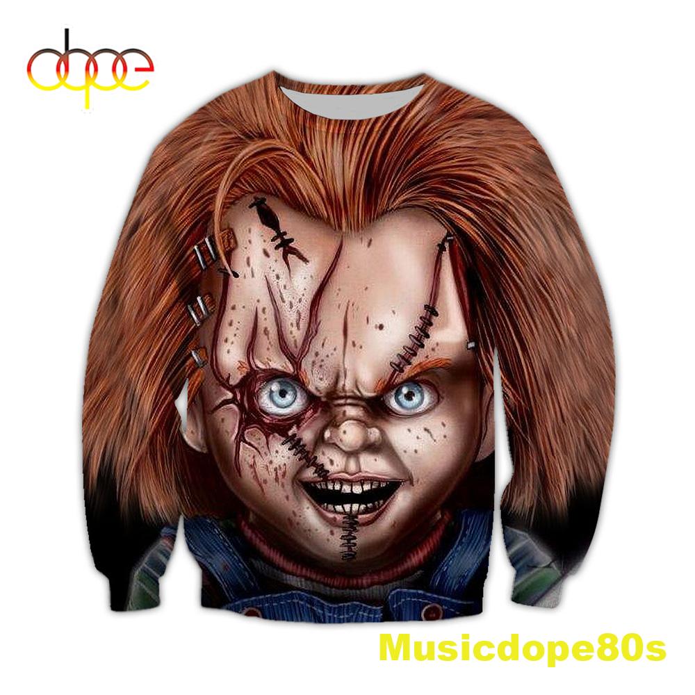 Halloween 2022 Chucky Horror Characters Halloween 3D Sweatshirt