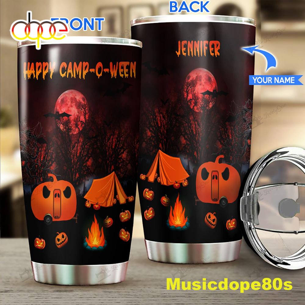 Halloween 2022 Happy Camp O Ween Personalized Stainless Tumbler