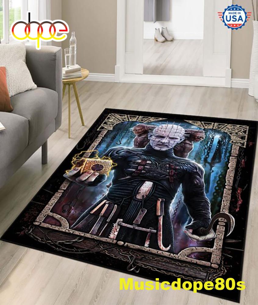 Halloween 2022 Hellraiser Pinhead Home Decor Rug Carpet