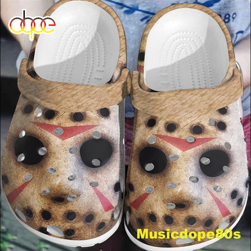 Halloween 2022 Horror Movie Jason Voorhees Mask Crocs – Musicdope80s.com