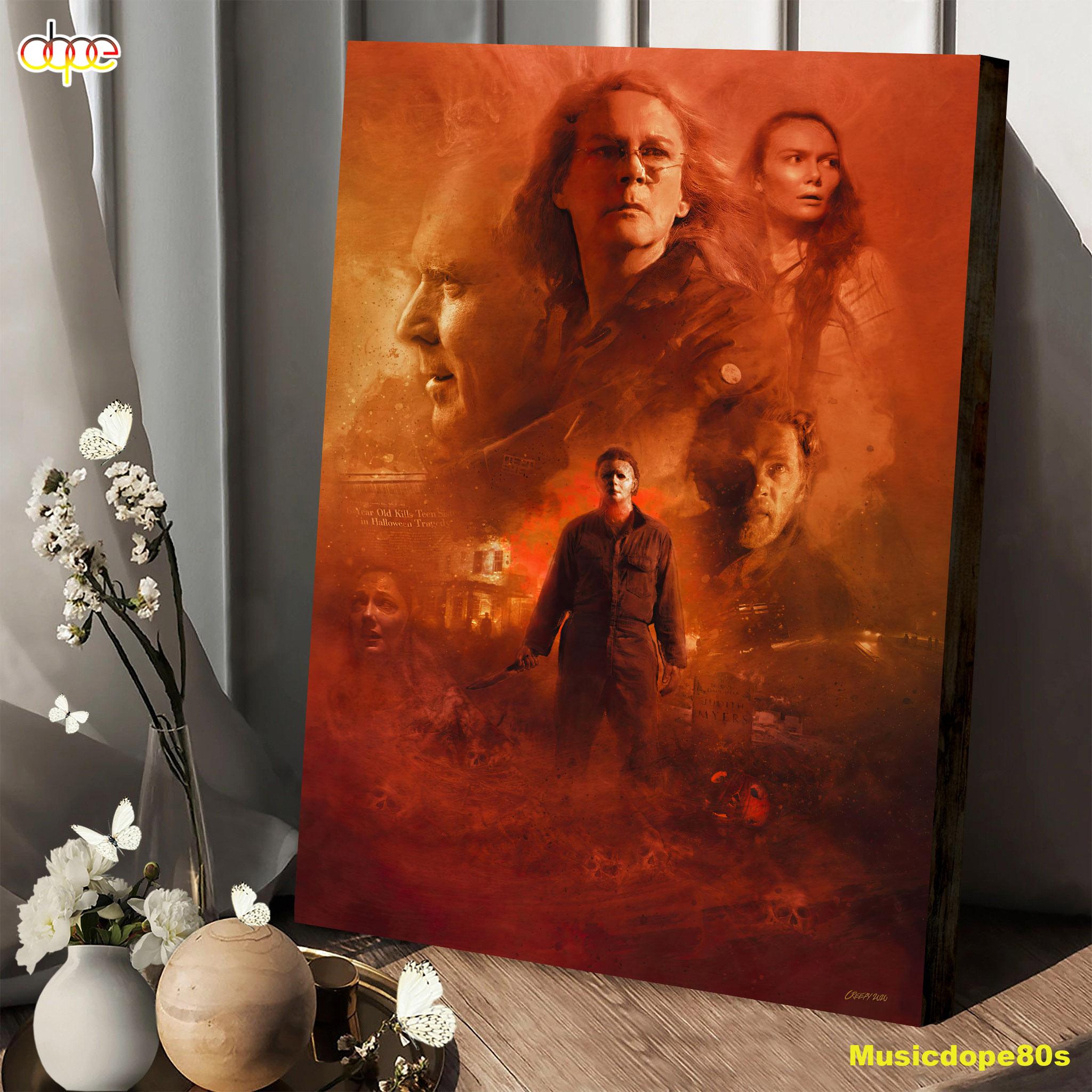 Halloween Ends This Halloween New Poster Movie Vintage Canvas Poster
