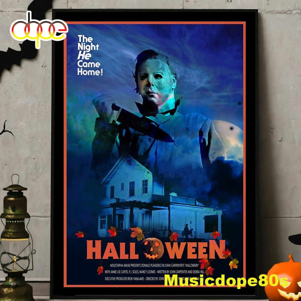 Halloween Horror Characters House Decor Poster Canvas