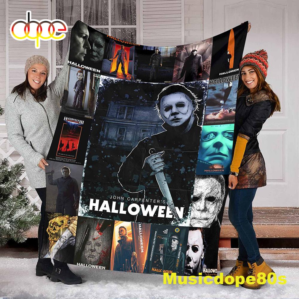 Halloween Movie Michael Myers Horror Killer Quilt Blanket
