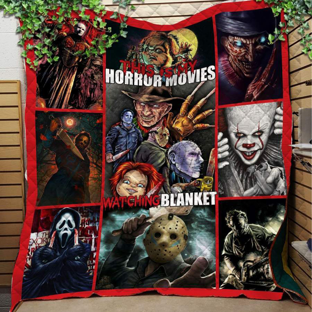Halloween Movies Sherpa Blanket Christmas Gift Ideas Halloween Throw Blanket Halloween Gift