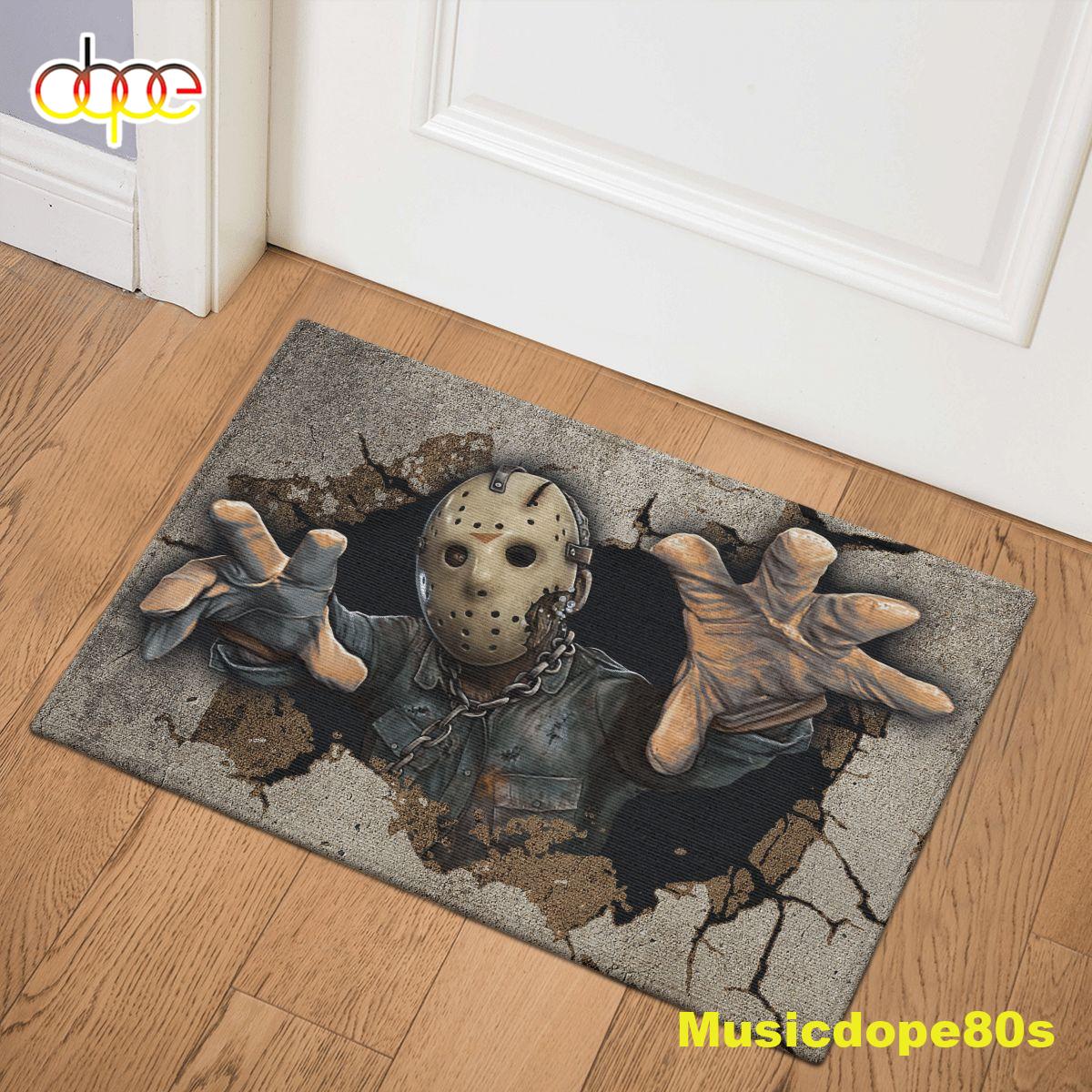 Jason Voorhees Reach Out Friday The 13th Horror Movie Halloween All Over Print 3D Doormats