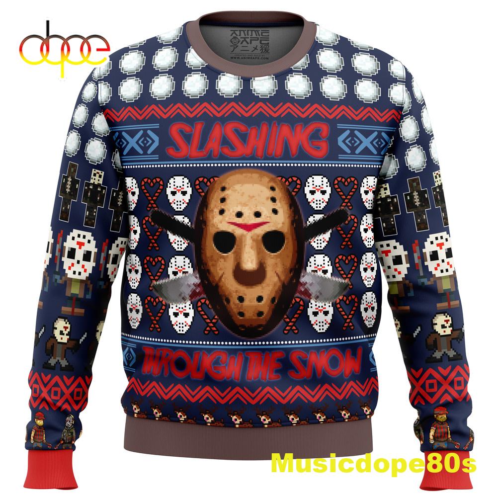 Jason Vorhees Friday The 3th Ugly Christmas Sweater