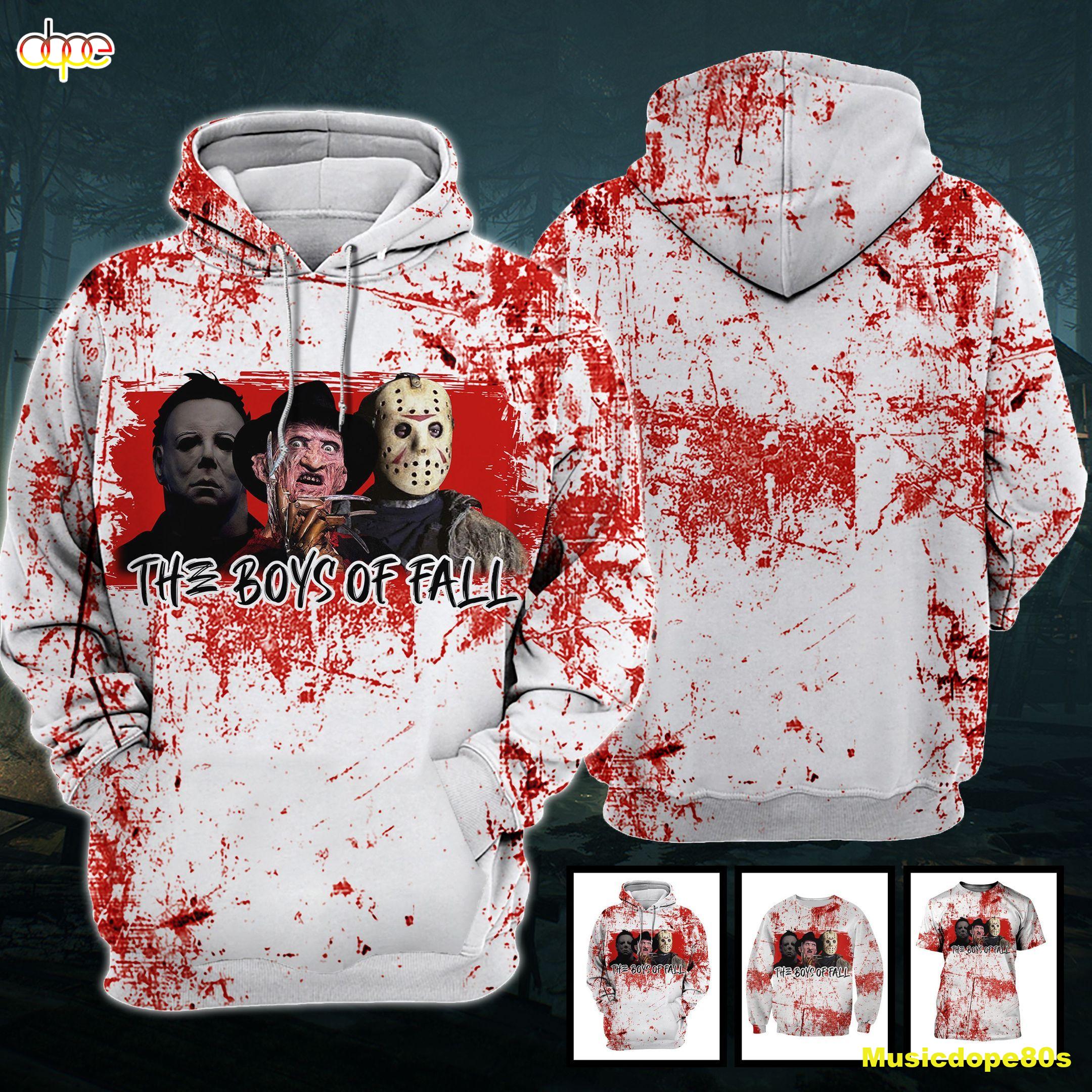 Michael Jason Freddy The Boys Of Fall Horror Movie Halloween All Over Print 3D Shirt