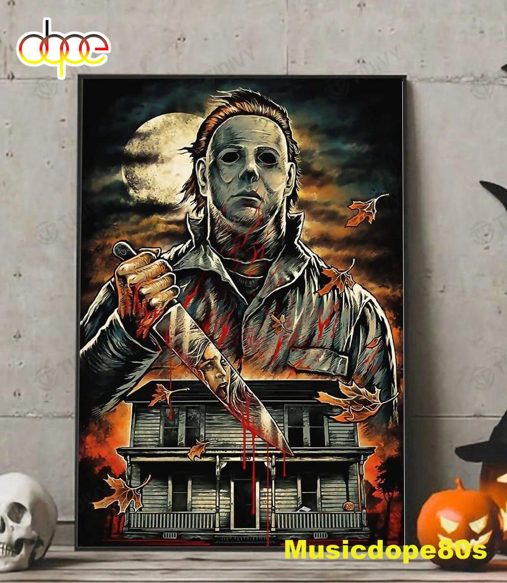 Michael Myers Halloween Ends 2022 New Movie Horror Wall Art Print Poster