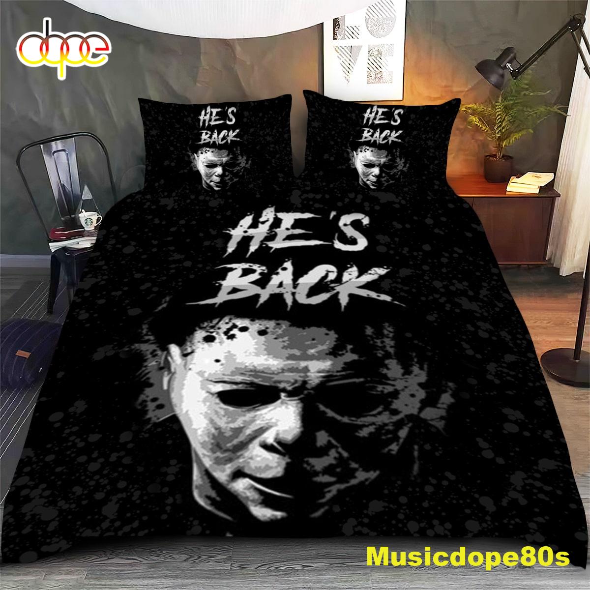 Michael Myers Halloween Quilt Bedding Set 1