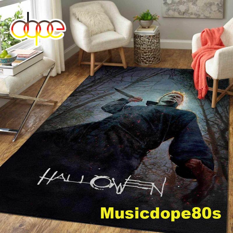Michael Myers Have A Knife Day Area Rug