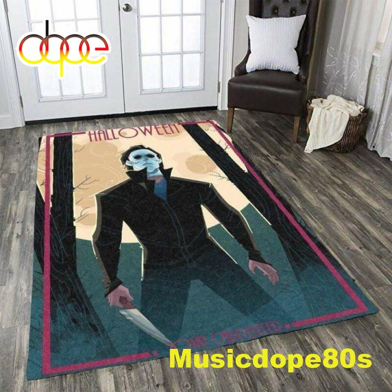 Michael Myers Have A Knife Day Area Rug Home Decoration