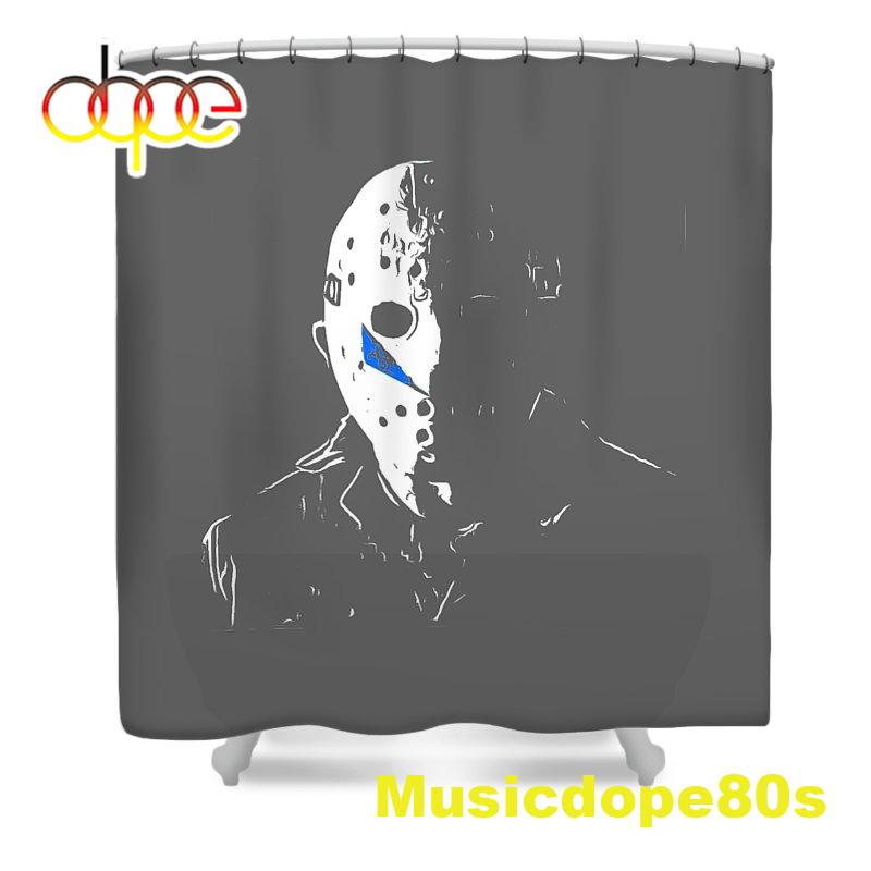 Scary Jason Voorhees Friday 13th Shower Curtain