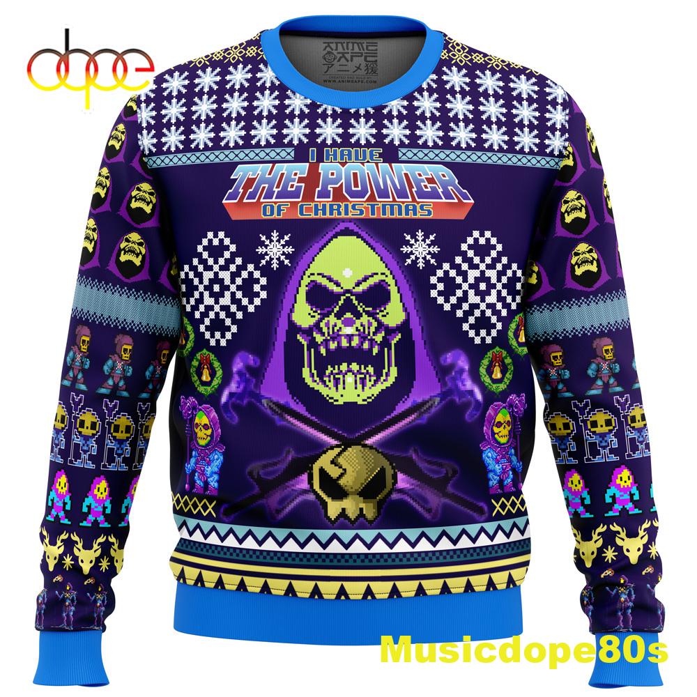 Skeletor Masters Of The Universe Ugly Christmas Sweater