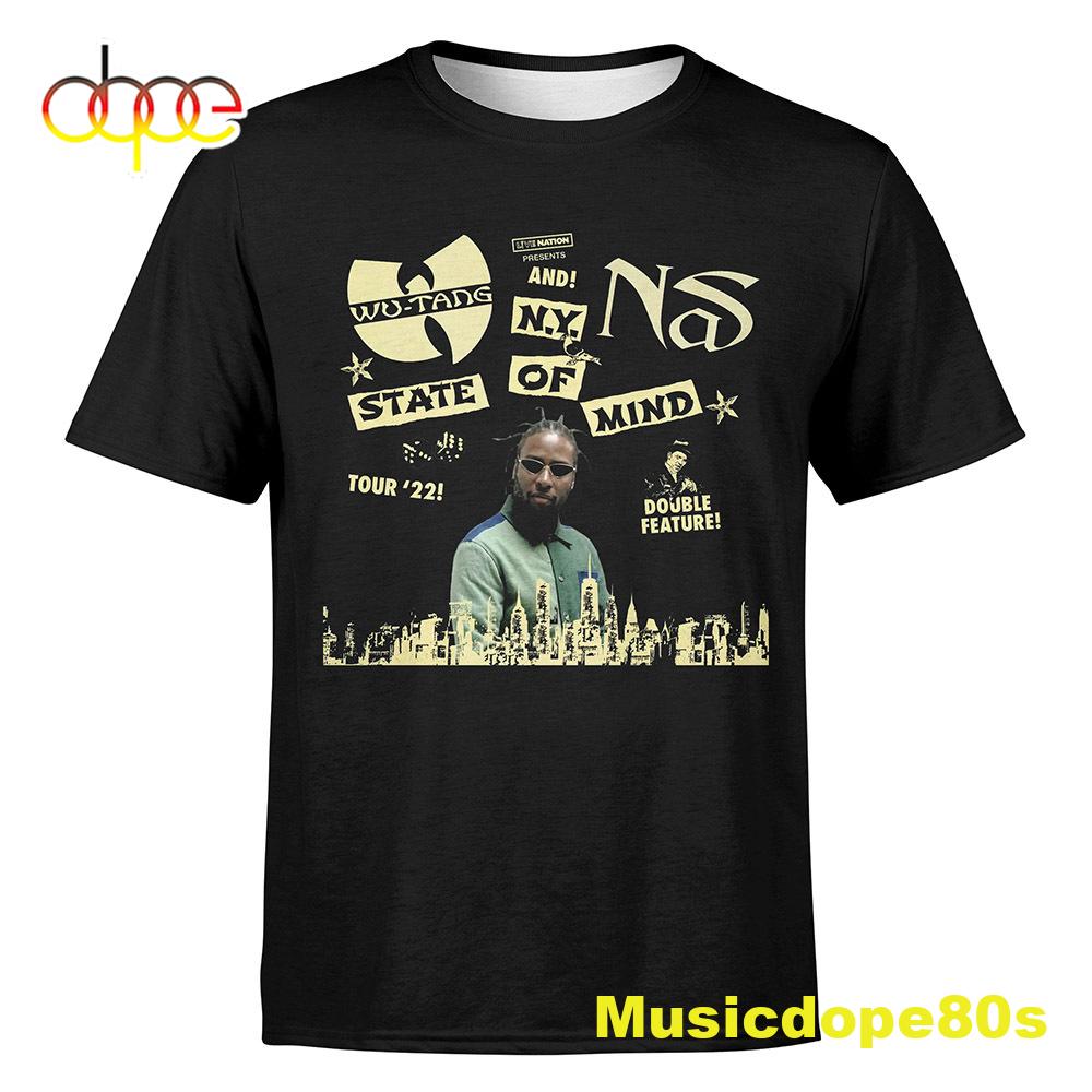 Wu-tang And Nas N.Y State Of Mind Tour 2022 Youngdirty T-shirt